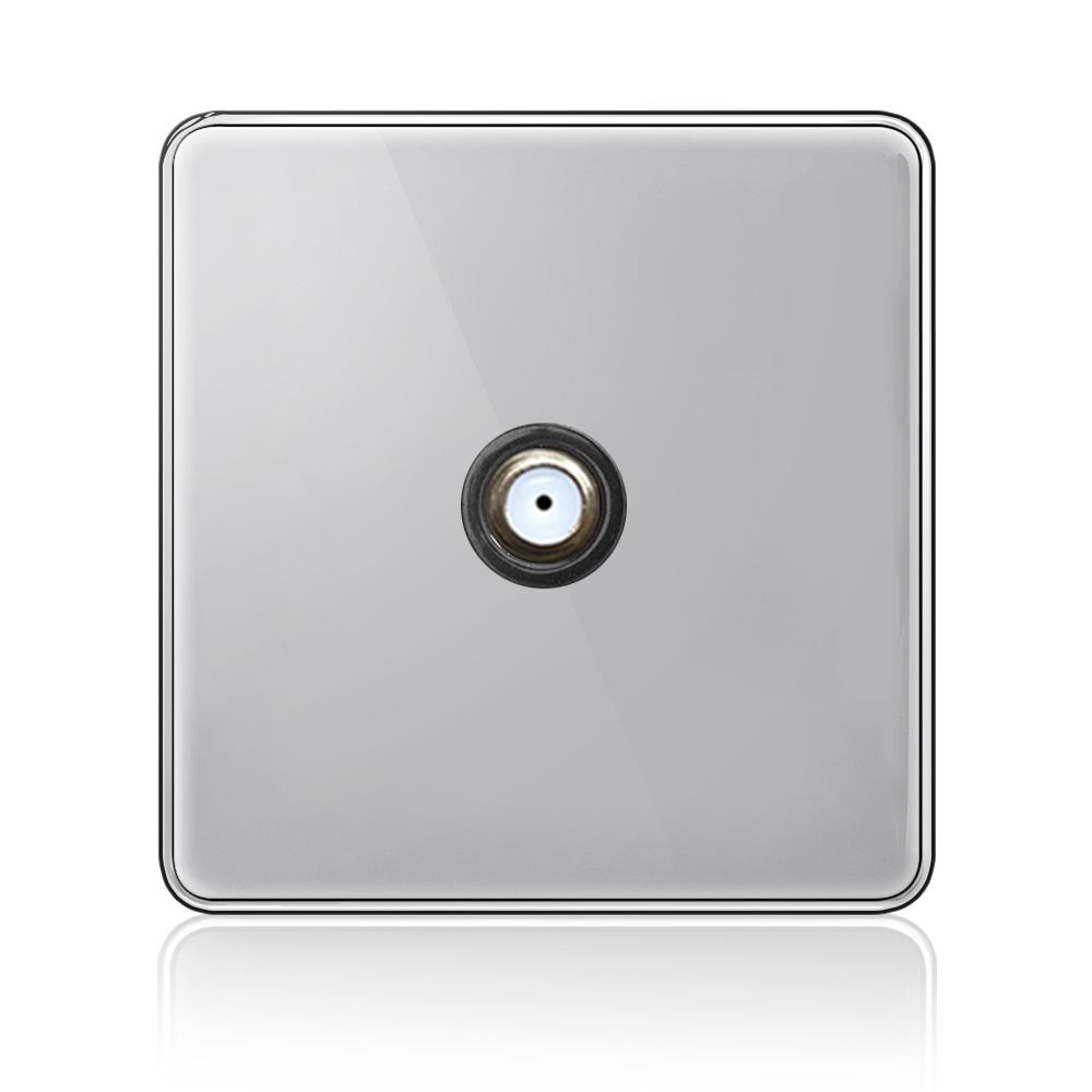 Stainless steel  Socket AW-Satellite Socket-Silver